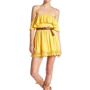 NWT. Lovers and friends off the shoulder dress